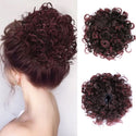 Messy Curly Fluffy Hair Bun Clip in Ponytail Hair Extensions