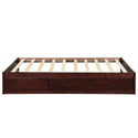 Orisfur. Twin Size Platform Storage Bed With 3 Drawers