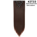 Long Straight Clip in on Hair Extensions