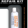 WOW Watersports Vinyl PVC Repair Kit For Boating Tubes Air Mattresses Inflatable Rafts