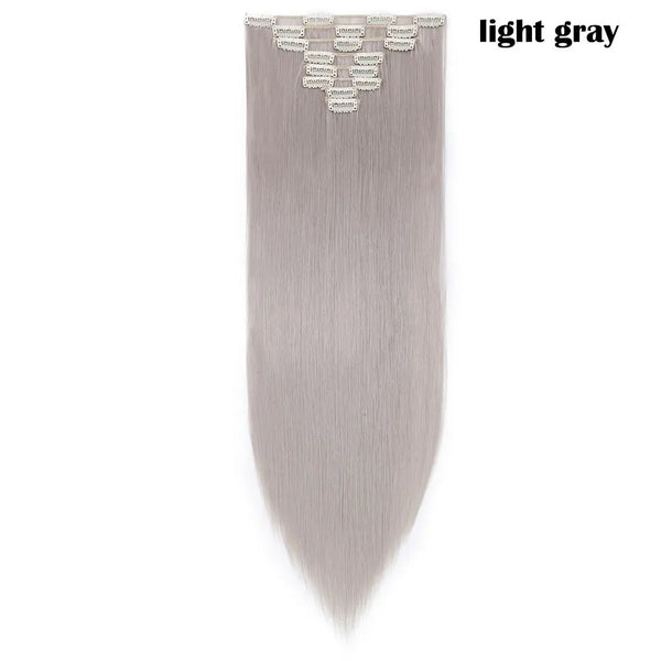 Long Straight Clip in on Hair Extensions
