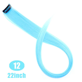 Buy 12 Synthetic Rainbow Highlighted Hair