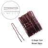 Waved U-Shaped Bobby Pin