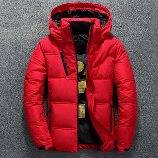 Buy red Hooded Down Coats