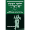 Incidental and Dance Music in the American Theatre from 1786 to 1923: Volume 3, Biographical and Critical Commentary - Alphabetical Listings from Edga - Hardcover