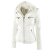 Winter Faux Leather Jacket Women