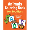 Animals Coloring Book for Toddlers: Develop Fine Motor Skills and Practice the ABCs - Paperback