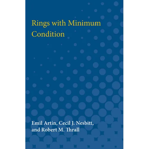 Rings with Minimum Condition - Paperback