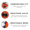 JupiterGear Performance Sports Face Mask with Activated Carbon Filter and Breathing Valves