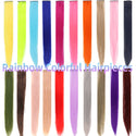 22 Inch Synthetic Colored Highlight Hair Extensions