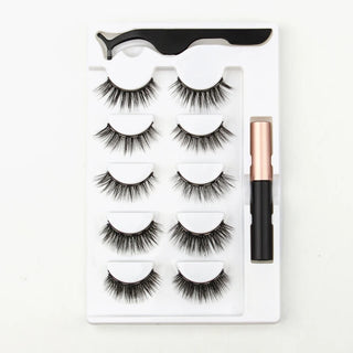 Buy 5pairs-6d-15-m Magnetic Eyelashes