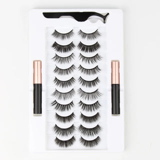 Buy 10pairs-6d-10-m Magnetic Eyelashes