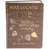 God Is with You Every Day, Deluxe Leathersoft Over Board: Daily Devotions of Hope and Comfort for When Life Feels Uncertain (a 365-Day Devotional) - Imitation Leather