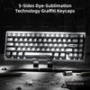 XVX Manga Theme Graffiti Cherry Profile 134-Key Dye-Sub PBT Keycap Set