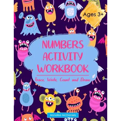 Numbers Activity Workbook: Trace, Write, Count and Draw - Paperback