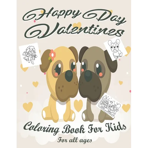 Valentine's Day Coloring Book for Kids: Lovely animals coloring books, Valentine's day coloring book, Baby books valentines day, Valentines day toddle - Paperback