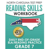 NORTH CAROLINA TEST PREP Reading Skills Workbook Daily End-of-Grade ELA/Reading Practice Grade 7: Preparation for the EOG English Language Arts/Readin - Paperback