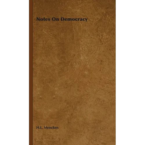 Notes on Democracy - Paperback