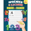Aprender A Escribir Letras Y Numeros 3+ Años: Un libro de escritura para aprender a trazar letras y números, practicar el alfabeto y el vocabulario de - Paperback