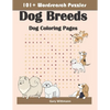 101+ Word Search Puzzles Dog Breeds: Dog Coloring Pages - Paperback
