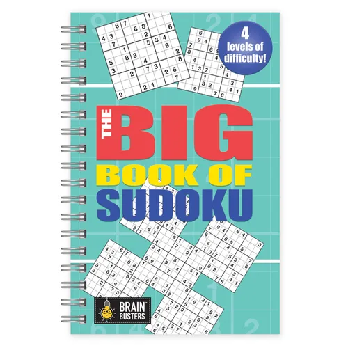 The Big Book of Sudoku Turquoise - Spiral