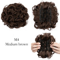 LARGE Comb Clip in Curly Hair Extension