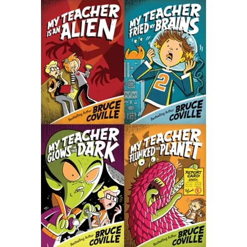 The My Teacher Is an Alien Collected Set: My Teacher Is an Alien; My Teacher Fried My Brains; My Teacher Glows in the Dark; My Teacher Flunked the Pla - Boxed Set