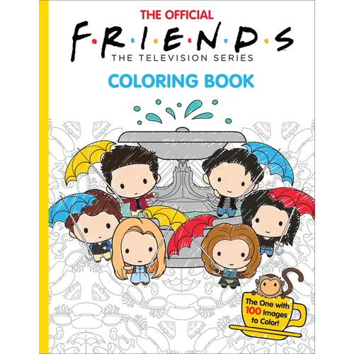 The Official Friends Coloring Book: The One with 100 Images to Color! - Paperback