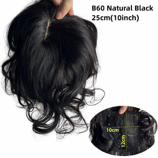 Buy b60-natural-black Topper Bangs Hair Pieces