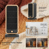 500W Portable Ceramic Space Heater with Safety Tip-Over Protection – Square Design
