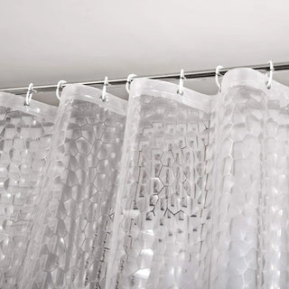 Thick PEVA Water Cube Shower Curtain