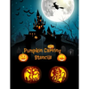 Pumpkin Carving Stencils: Halloween Patterns Templates for Carving Funny and Spooky Faces For All Ages and Skills For kids and adults Easy to Di - Paperback