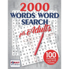 2000 Words Word Search for Adults: 100 Interesting Large Print Puzzles - Paperback