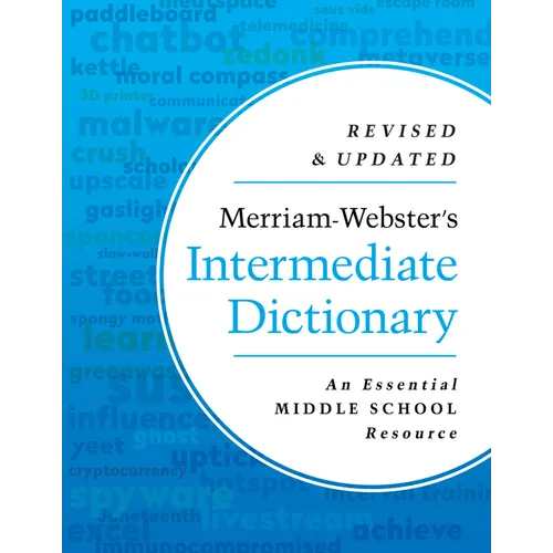 Merriam-Webster's Intermediate Dictionary - Middle School Dictionary - Features 70,000+ Entries, Usage Examples, Illustrations & More - Hardcover