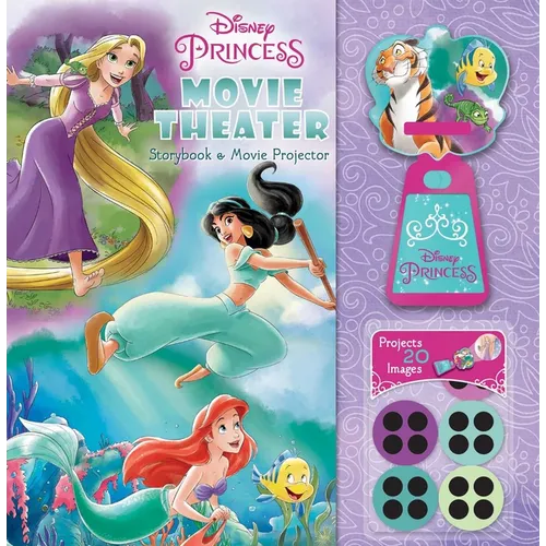Disney Princess: Movie Theater Storybook & Movie Projector - Hardcover