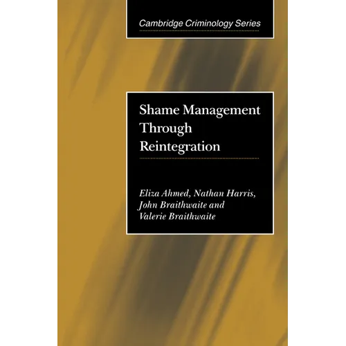 Shame Management Through Reintegration - Paperback