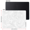 XVX Space Pad Glass Gaming Mousepad with Anti-Slip Rubber Base