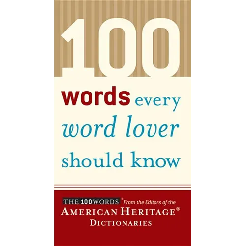 100 Words Every Word Lover Should Know - Paperback