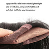 Women Toupee With Bangs Breathable 100% Real Human Hairpiece Blonde Color Wigs