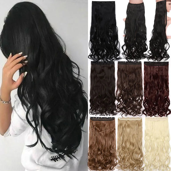 Synthetic Long Wavy Clip in