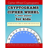Cryptograms Cipher Wheel & other puzzles for kids: Education resources by Bounce Learning Kids - Paperback
