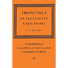 Frontinus: de Aquaeductu Urbis Romae - Paperback