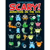 Scary! Monsters on the Eve Coloring Book - Paperback