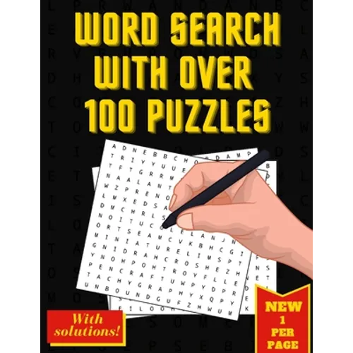 Word Search with Over 100 Puzzles: Word Search Books for Adults Large Print, Stress Reflief and Meditation - Paperback