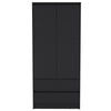 Beloit 3 Piece Bedroom Set, Black