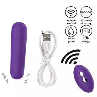 Buy remote-purple Wireless Remote Control Vibrator