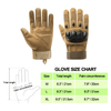 JupiterGear Tactical Military Airsoft Gloves for Outdoor Sports, Paintball, and Motorcycling with Touchscreen Fingertip Capability