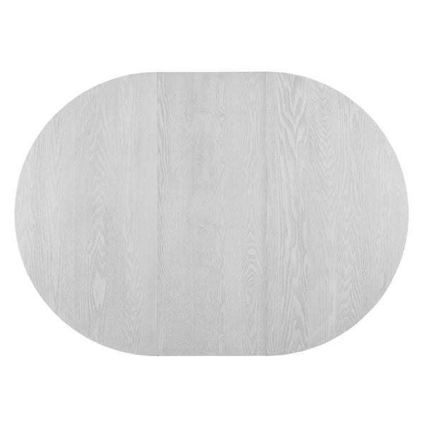 Rustic 5-Piece Extendable Dining Table Set Round Trestle Table and 4 Cross Back Dining Chairs for Kitchen, Dining Room,