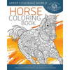 Horse Coloring Book: An Adult Coloring Book of 40 Zentangle Horse Designs with Henna, Paisley and Mandala Style Patterns - Paperback