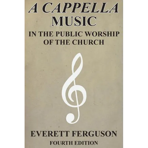 A Cappella Music in the Public Worship of the Church - Paperback